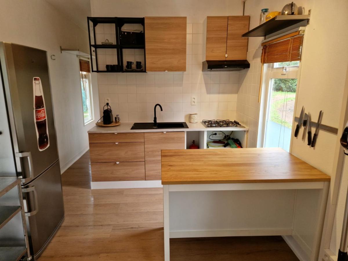 " Casitacuriosa " Chalet Op Camping Met Buitenzwembad Balen المظهر الخارجي الصورة